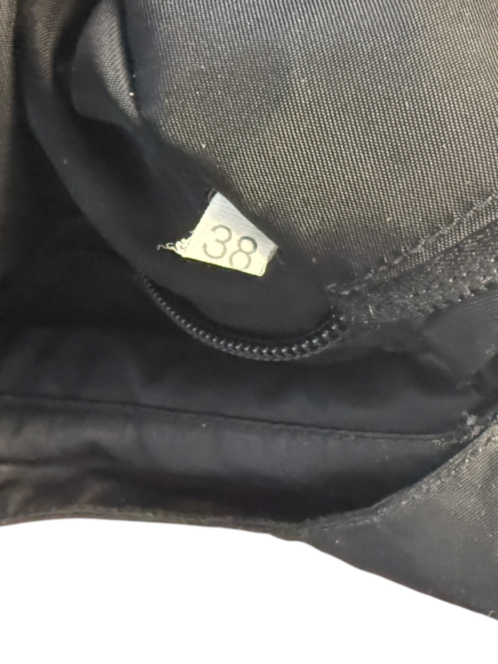Vintage Prada Tessuto Nylon Triangle Logo Plaque Leather Crossbody Shoulder Bag - Picture 8 of 8